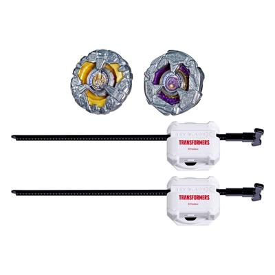 Beyblade X and Transformers Collab Bumblebee 3-60GP vs. Shockwave 5-80O