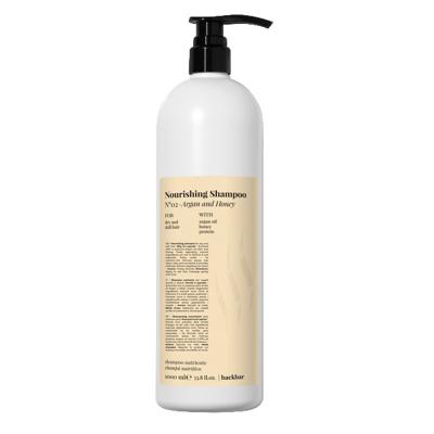FarmaVita backbar nourishing shampoo n°02 argan and honey 1000ml