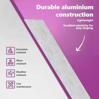 VidaXL Trap tread rechthoekig 4 pcs zilver 50 x 30 cm aluminium - thumbnail