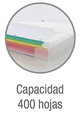 OXFORD Polyvision personaliseerbare elastobox, formaat A4, uit PP, rug van 4 cm, transparant OXFORD Polyvision personaliseerbare elastobox, formaat A4, uit PP, rug van 4 cm, transparant