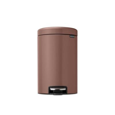 Brabantia pedaalemmer NewIcon 12 liter satin taupe