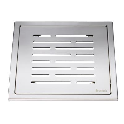 Afvoerrooster Smedbo Outline Met Lijnen Patroon 20 x 20 x 0.55 cm RVS Smedbo