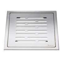 Afvoerrooster Smedbo Outline Met Lijnen Patroon 20 x 20 x 0.55 cm RVS Smedbo - thumbnail