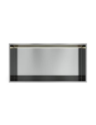 Hotbath &MORE Inbouwbox of inbouwnis - 30x60x10 - with LED IP44 - RVS 316 BOX060LIX