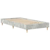 Bedframe zonder matras 100x200 cm spaanplaat betongrijs - thumbnail