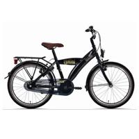 Bikefun Kinderfiets urban city 20 inch met remnaaf - zwart - thumbnail