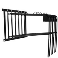 Pagony Dekenrek 6-delig zwart - thumbnail