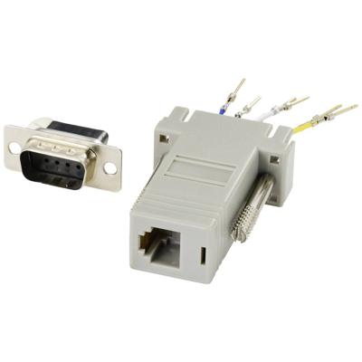 TRU COMPONENTS D-sub adapter D-sub stekker 9-polig - RJ12-bus 1 stuk(s)