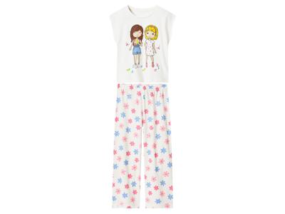 lupilu Kinder pyjama (Wit, 98/104)