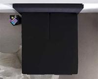 Dreamhouse Splittopper Katoen Hoeslaken Zwart 180 x 200 - thumbnail