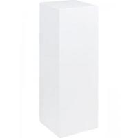 Plantenzuil hoogglans wit 25x25x70 cm - thumbnail