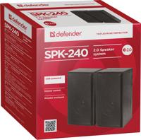 Defender SPK-240 luidspreker Zwart Bedraad 6 W - thumbnail