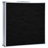 Campingtafel inklapbaar 180x60 cm aluminium grijs - thumbnail