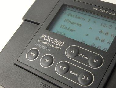 SunWare FOX 260 Li Laadregelaar voor zonne-energie PWM 12 V, 24 V SunWare FOX 260 Li Laadregelaar voor zonne-energie PWM 12 V, 24 V