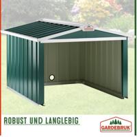 Robotmaaier Garage Groen Metaal 86x100x63cm - thumbnail