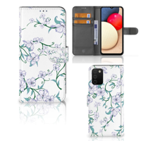 Samsung Galaxy A03s Uniek Hoesje Blossom White - thumbnail