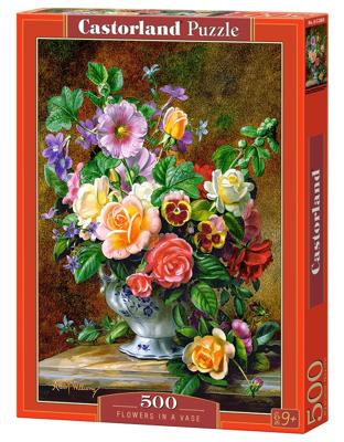 Selecta Castorland legpuzzel flowers in a vase, 500st.