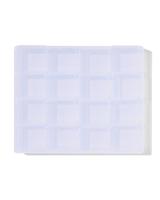 HEMA Opbergdoosje 18-vaks 21.1x17.5x2.2cm transparant - thumbnail