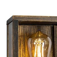 QAZQA Vintage wandlamp antiek goud 26 cm IP44 - Charlois - thumbnail