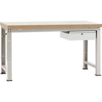 Manuflex WP5407.7035 Compleet werkbank reden PROFI standaard met kunststof plaat, bxdxh = 1500 x 700 x 840 mm - thumbnail