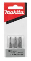 Makita Accessoires Schroefbit PZ1/2/3x25mm - P-53497 - thumbnail