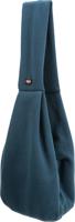 Schoudertas voor huisdieren Trixie Soft Blauw Lichtgrijs Polyester Katoen 22 × 20 × 60 CM - thumbnail