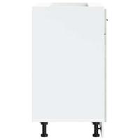 Keuken onderkast "Porto" bewerkt hout betongrijs - thumbnail