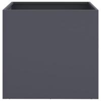 Plantenbak 42x40x39 cm staal antracietkleurig - thumbnail