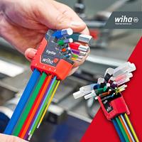 Wiha Inbus Haakse schroevendraaierset 1.5 mm, 2 mm, 2.5 mm, 3 mm, 4 mm, 5 mm, 6 mm, 8 mm, 10 mm 1.5 mm, 2 mm, 2.5 mm, 3 mm, 4 mm, 5 mm, 6 mm, 8 mm, 10 mm - thumbnail