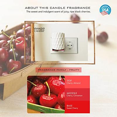 Yankee Candle Black Cherry New Electric Base Organic + Refill