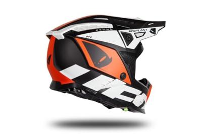 UFO PLAST crosshelm "echus helmet echus m bl./orange/white matt