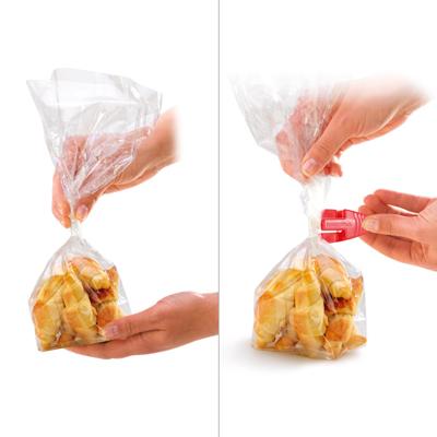 Clips on zakjes dicht te maken Tescoma Presto Gesorteerde kleuren Plastic 5,5 cm 4 Onderdelen - thumbnail