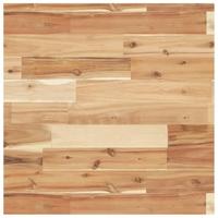 Badkamer wandschap staal en massief acaciahout - thumbnail