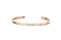 Key Moments 8KM-BG0003 Bangle met tekst Princess, zirkonia one-size rosékleurig - thumbnail