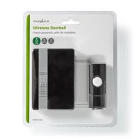 Draadloze Deurbelset | Netvoeding | Volume: 80 dB | Signaalbereik: 300 m | Instelbaar volume | 36 Melodiën - thumbnail