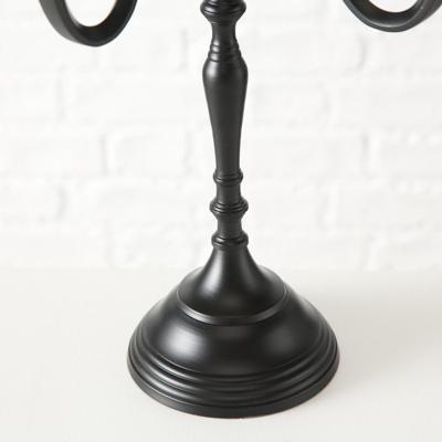 Boltze Home Kandelaar h40cm zwart alu 5-armig Boltze Home Kandelaar h40cm zwart alu 5-armig