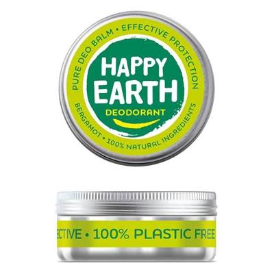 Happy Earth 100% Natural Deo Balm Bergamot