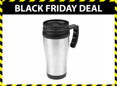 HI RVS Autobeker - 450 ml - Dubbelwandige Thermobeker HI RVS Autobeker - 450 ml - Dubbelwandige Thermobeker