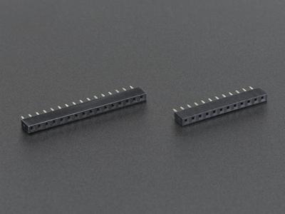 Adafruit Kit Headers Femelles Courts Low Profile pour carte Feather