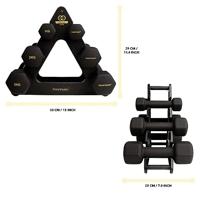Tunturi Centuri Dumbbell Set | Met Opbergrek | Neopreen l 1 t/m 3 kg - thumbnail
