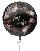 Haza Folieballon "veel liefs" ø45cm - thumbnail
