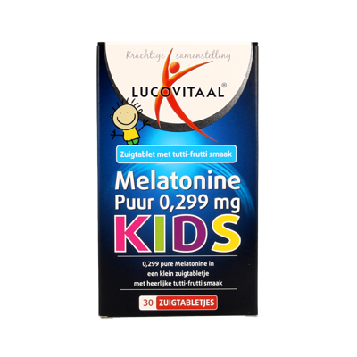 Lucovitaal Melatonine Kids Puur 0,299mg Tabletten Lucovitaal Melatonine Kids Puur 0,299mg Tabletten