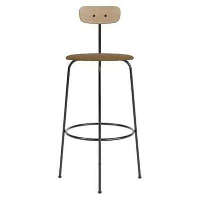 Audo Copenhagen Afteroom Bar barkruk H101 zitting Bouclé 02 naturel