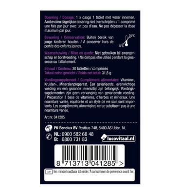 Lucovitaal Lucovitaal Huid Haar Nagels (30tb)