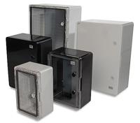 Boxexpert BXPPABSBT250350150-F01 Installatiebehuizing 150 x 250 x 350 ABS kunststof Zwart 1 stuk(s) - thumbnail