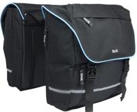 Dubbele Sportieve Fietstas SPRTV Zwart/Blauw - thumbnail