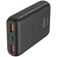 Hama Power Pack PD10-HD 10000mAh 2x USB-A 1x USB-C Voor Snelladen Antr. - thumbnail