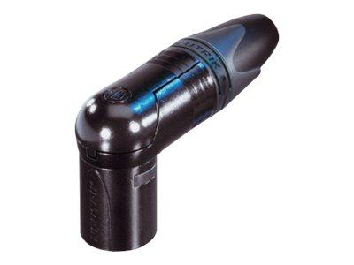 Neutrik NC3MRX-BAG Haaks Male XLR kabeldeel 3p zwart