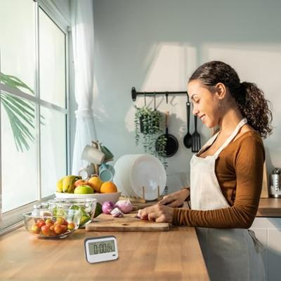 TFA Dostmann Digitaler Timer mit Stoppuhr und Wecker Timer Wit, Grijs Digitaal