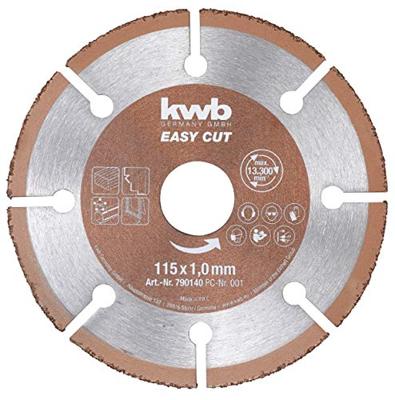 kwb 790140 Doorslijpschijf recht 115 mm 1 stuk(s) Hout, Kunststof, Koper kwb 790140 Doorslijpschijf recht 115 mm 1 stuk(s) Hout, Kunststof, Koper